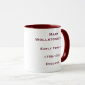 Mary Wollstonecraft Civil Rights Worker Mug マグカップ (正面右)