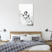 Mary Wolstonecraft Shelleyの子ども キャンバスプリント (インサイチュ (寝室))