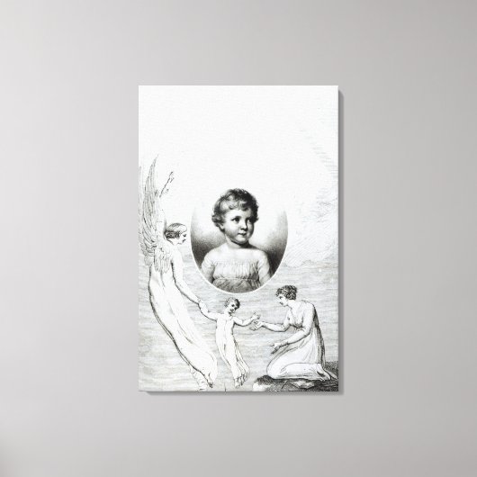 Mary Wolstonecraft Shelleyの子ども キャンバスプリント (正面)