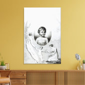 Mary Wolstonecraft Shelleyの子ども キャンバスプリント (インサイチュ (リビング))