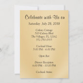 Maryannの50周年記念招待状 招待状 (裏面)