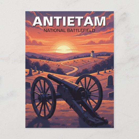 Maryland Antietam National Battlefield Travel ポストカード (正面)
