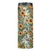 Maryland Calico Cat And Black Eyed Susan Flowers タンブラー (裏面)