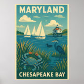 Maryland Chesapeake Bay V01 ポスター (正面)