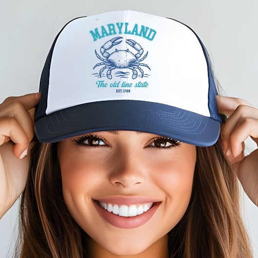 Maryland Crab Logo Hat – The Old Line State キャップ