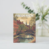 Maryland Frederick Historic District Travel ポストカード (スタンド正面)