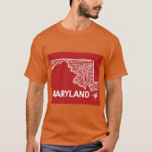 Maryland Map Tシャツ (正面)