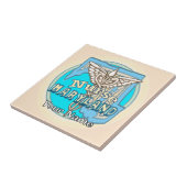 Maryland Nurse Caduceus Tile タイル (側面)