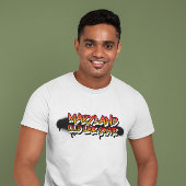 MARYLAND OLD LINE STATE Bold Graffiti T Shirt Tシャツ