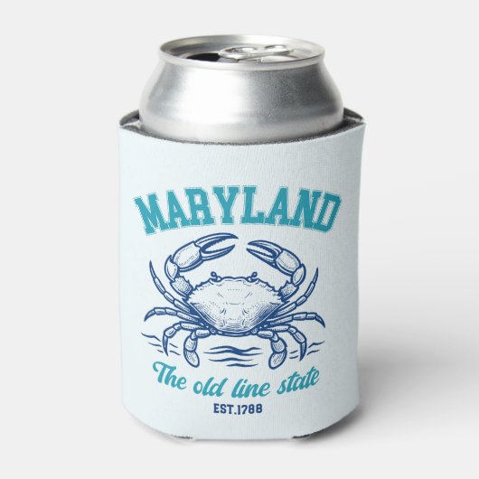 Maryland Old Line State Crab Can Cooler 缶クーラー (缶正面)