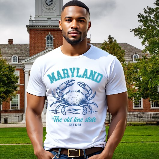 Maryland Old Line State Crab Graphic Tシャツ