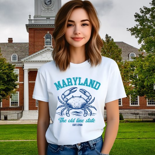 Maryland Old Line State - Maryland Pride トライブレンドＴシャツ
