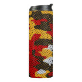 Maryland Red & Black Turtle Camo Printed タンブラー (回転左)