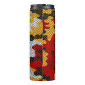 Maryland Red & Black Turtle Camo Printed タンブラー (裏面)