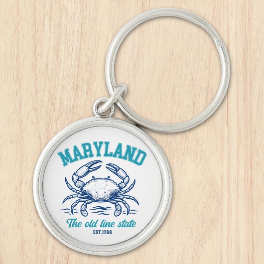 Maryland State Crab – The Old Line State キーホルダー