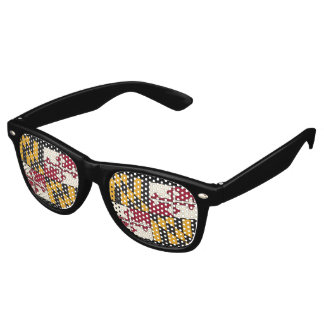 Maryland State Flag Swag Party Eyewear Sunglasses  レトロサングラス