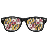 Maryland State Flag Swag Party Eyewear Sunglasses レトロサングラス (正面)