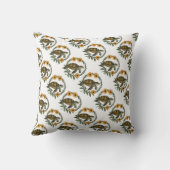 Maryland Terrapin And Black Eyed Susan Flowers クッション (裏面)