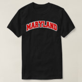 Maryland Varsity Style Vintage  Tシャツ (デザイン正面)