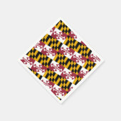Marylander Flag Design, Flag of Maryland スタンダードカクテルナプキン (角)