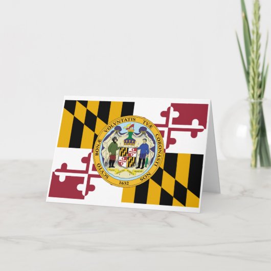 Marylander Flag & Seal Design, Flag of Maryland カード (正面)