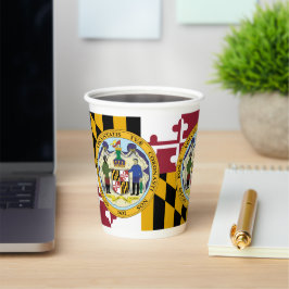 Marylander Flag & Seal Design, Flag of Maryland 紙コップ