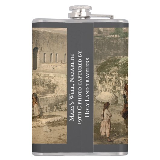 Mary's Well Bible Scene フラスク (裏面)