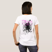 Maryz Eyez: 壊れたスピーカーの女性LongTank Tシャツ (裏面フル)