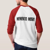 Maryz Eyez: 強打! - 3/4の袖のRaglan Tシャツ (裏面)