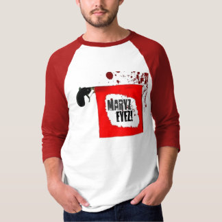 Maryz Eyez: 強打! - 3/4の袖のRaglan Tシャツ