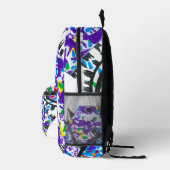 MaryZimmermanDesignsによる"Deco Cogs"バックパック プリントバックパック (右)