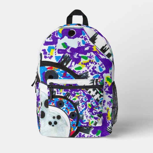 MaryZimmermanDesignsによる"Deco Cogs"バックパック プリントバックパック (正面)