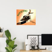 MARZOTTO織物男性ヴィンテージ広告ズ ポスター (ホームオフィス)