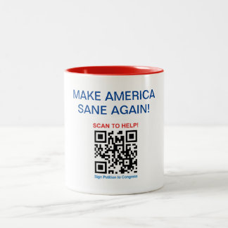MASA MUG - Make America Sane Again! ツートーンマグカップ