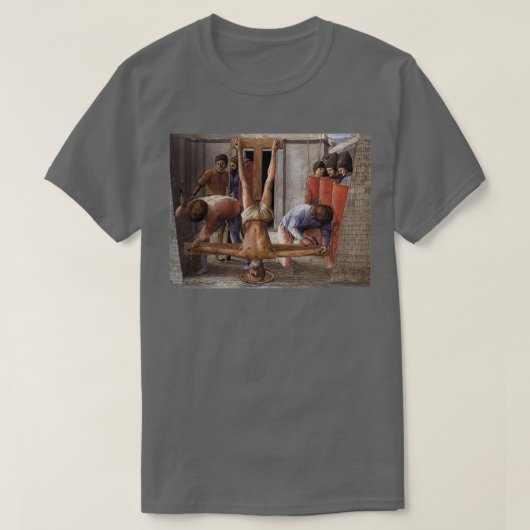 Masaccio Crucifixion of St Peter Tシャツ (デザイン正面)