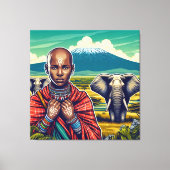 MASAI ART CANVAS WALL FRAME キャンバスプリント (正面)