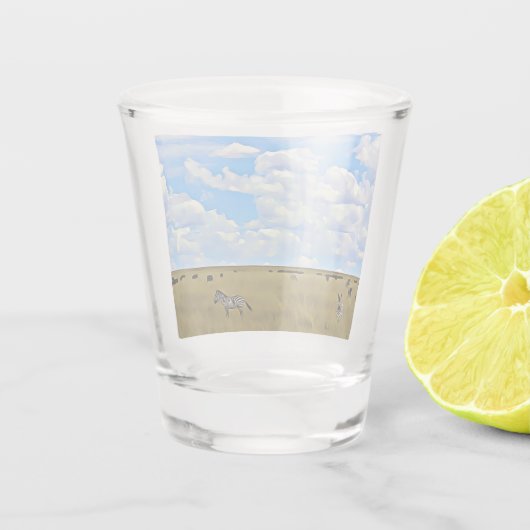 Masai Mara Zebra ショットグラス (裏面)