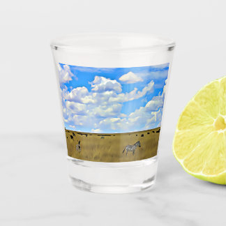 Masai Mara Zebra ショットグラス