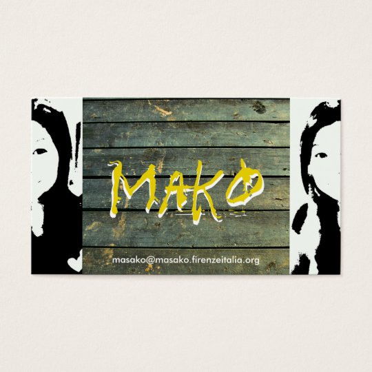 Masako Hara Mako 名刺