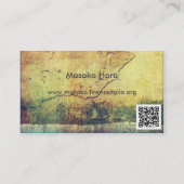 Masako Hara　Mako 名刺 (裏面)