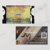 Masako Hara　Mako 名刺 (正面/裏面)