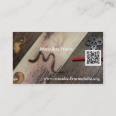 Masako Hara　Mako 名刺 (裏面)