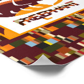 MASANSER PIXELATのフリーエレファント ポスター (角)