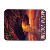 Masaya Volcano Nicaragua マグネット (横)