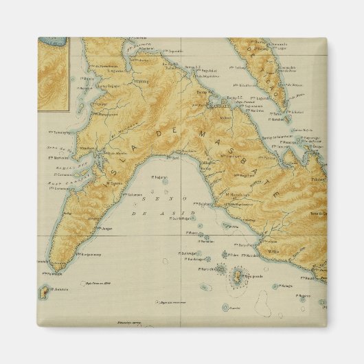 MasbateとTico No 17 マグネット (正面)