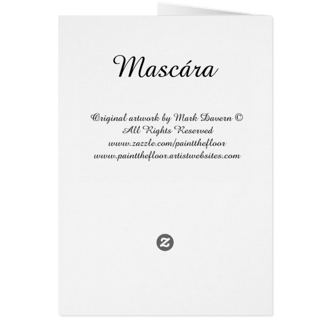 Mascára (マスク) (裏面)