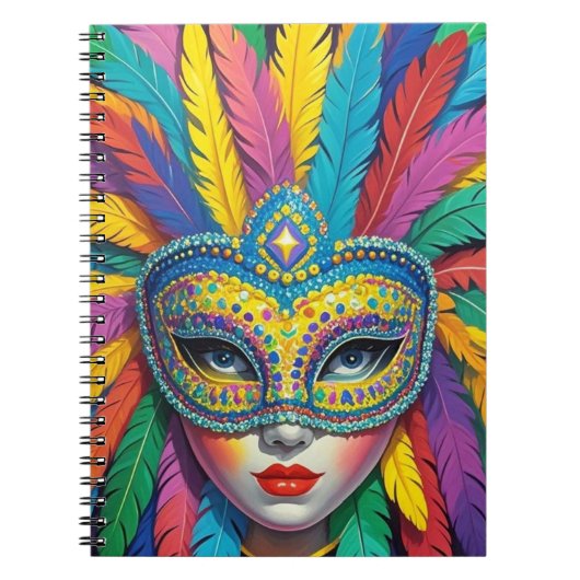 Máscara de carnaval ノートブック (正面)