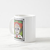 Mascara de Los Muertos コーヒーマグカップ (正面左)