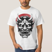 máscara Samurai/ japan Tシャツ (正面)