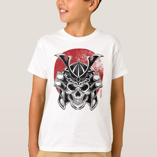 Máscara Samurai Oni / Samurai Oni Mask Kids Tシャツ (正面)